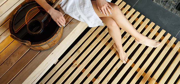 Composite Sauna Deck Installation in Brantford, ON